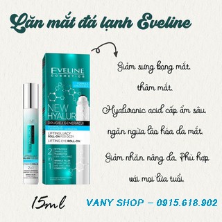 [ẢNH THẬT Ở CUỐI] THANH LĂN MẮT NGA EVELINE XÓA NHĂN, THÂM QUẦNG VÀ BỌNG MỠ MẮT TRẺ HÓA LÀN DA