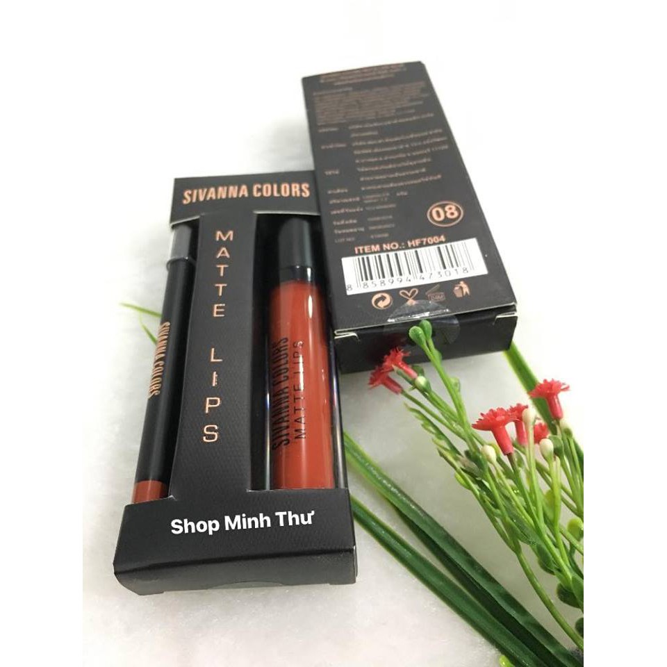 Set Son Sivanna Matte Lip Color