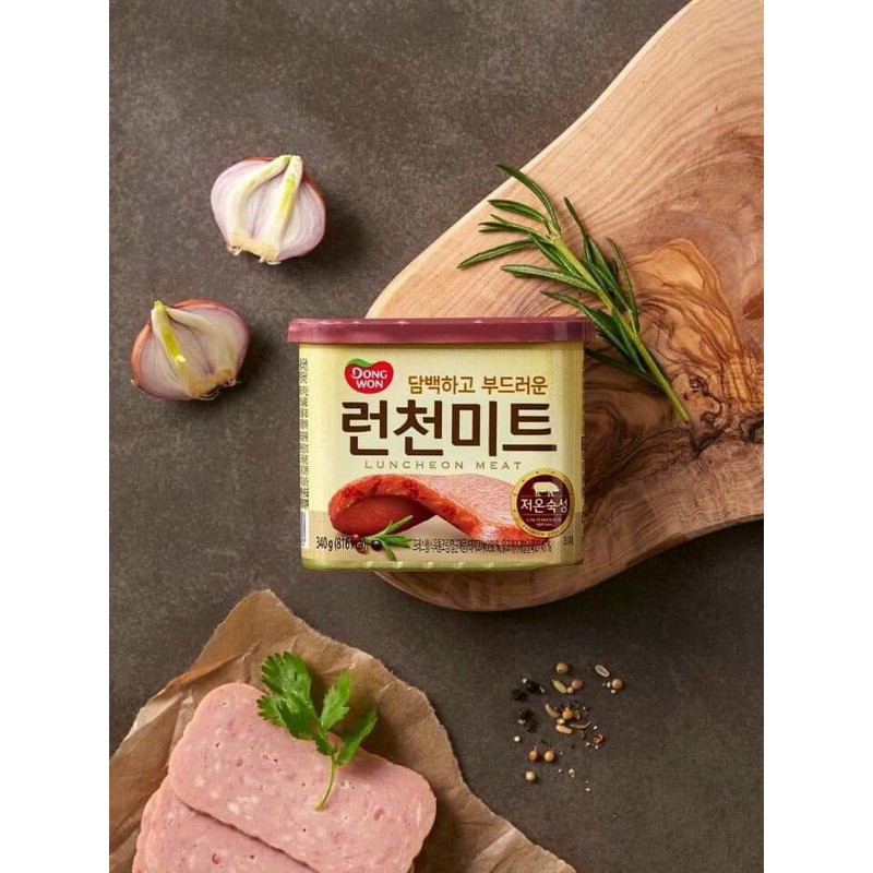 THỊT HỘP SPAM LOTTE OK / DONGWON HÀN QUỐC 340g