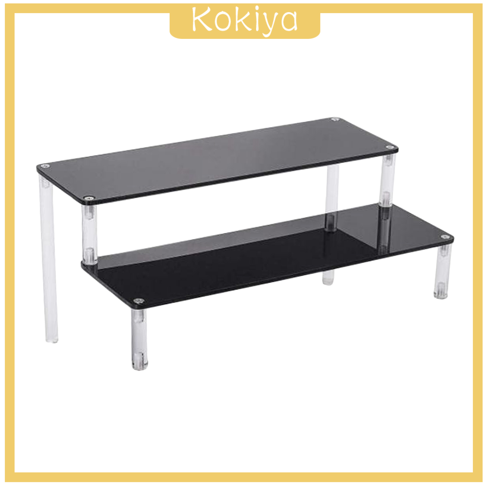 Acrylic Riser Display Shelf, 2/3 Tiered Display Stand for Display, Conutertop Desktop Acrylic Display for Decoration and Organizer