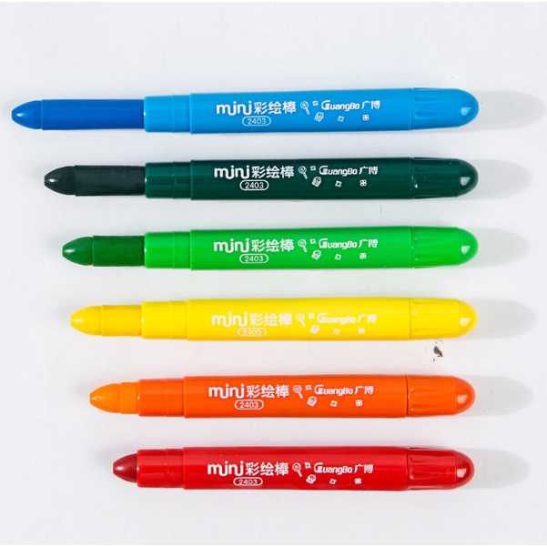 Bút sáp màu nước GuangBo 12-24-36 màu H02400-01-02