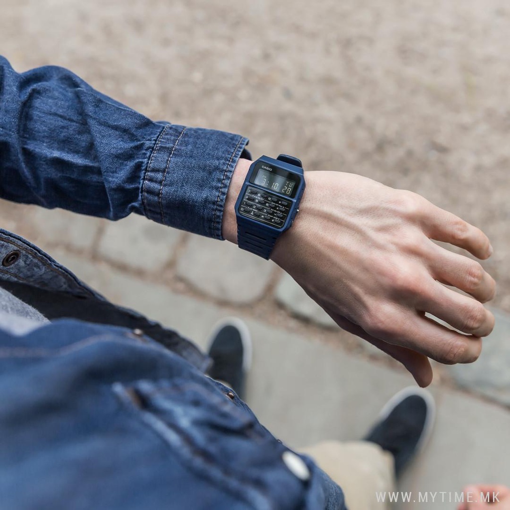 Đồng Hồ Nam Casio Vintage CA-53WF-2BDF Chính Hãng | Casio CA-53WF-2B Classic Dây Nhựa