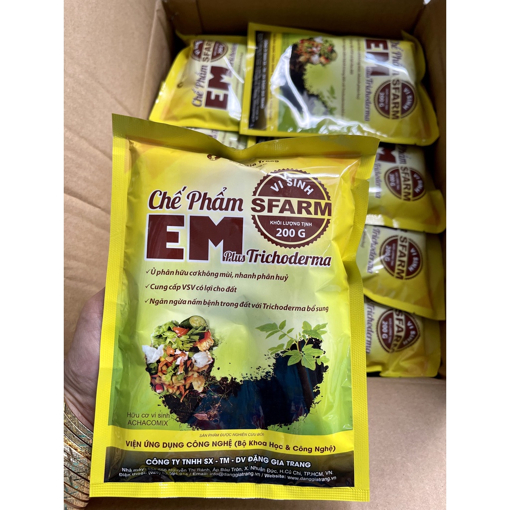 EM-Chế phẩm ủ rác bếp - chế phẩm ủ phân chuồng - phân hủy rác thải nông nghiệp-
