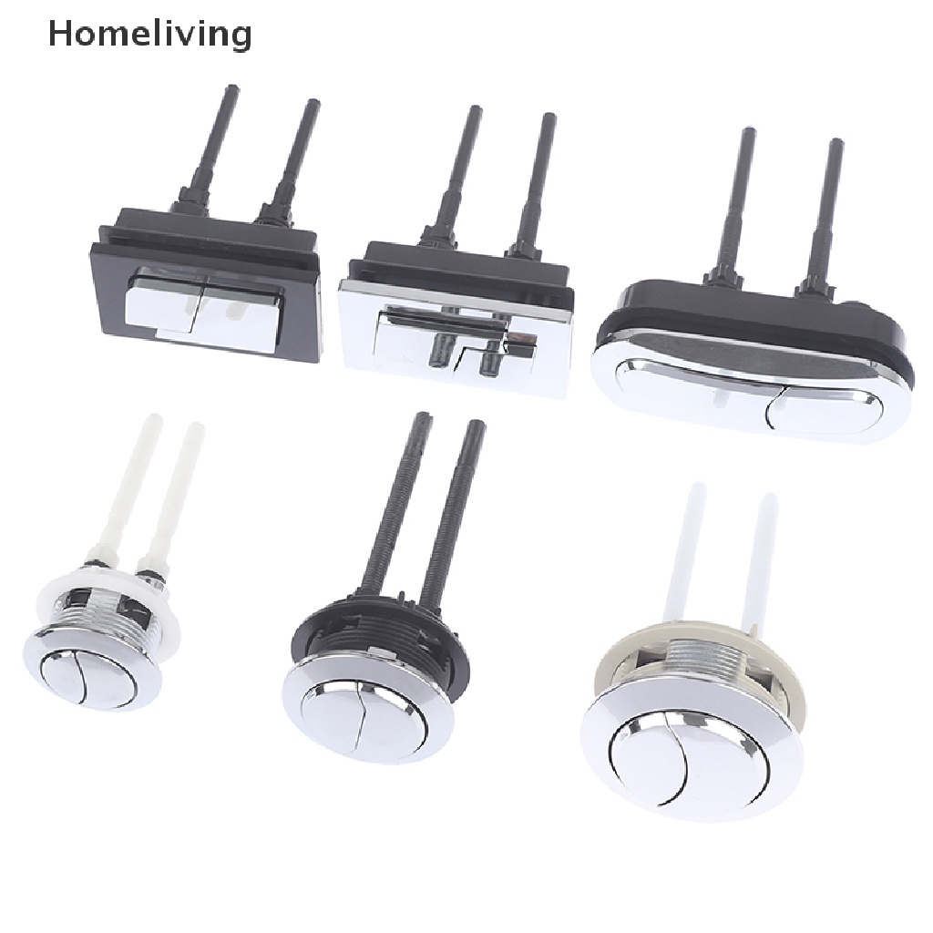 1 Nút Bấm Xả Bồn Cầu Hình Tròn / Vuông Tiện Dụng