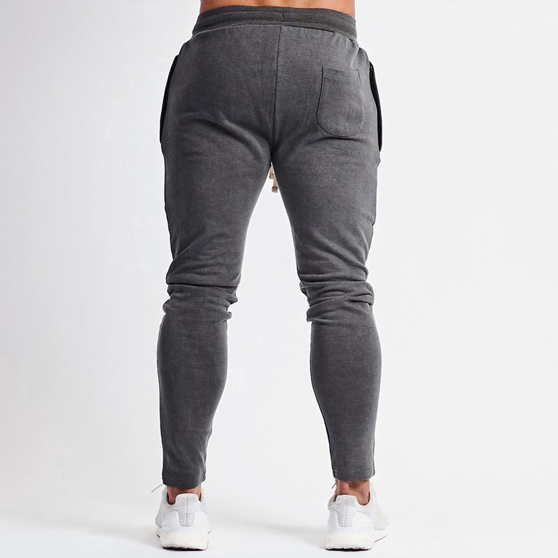 VQ Men's Cotton Sports Pants Comfortable Breathable Fitness Jogging Casual Pants