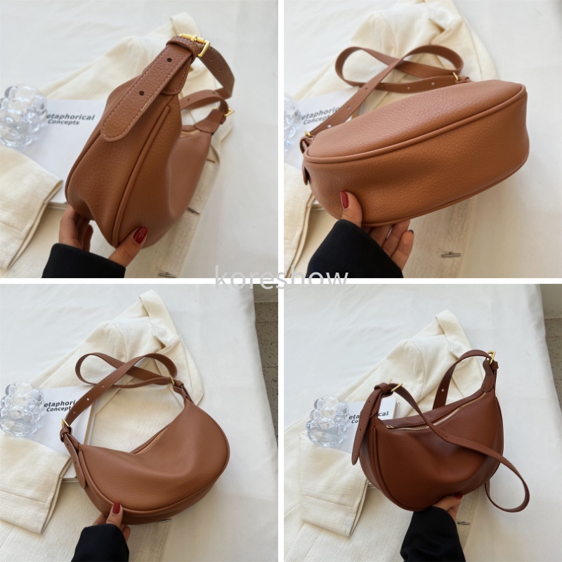 Túi Đeo Chéo Da Pu Chống Thấm Nước Phong Cách Hàn Quốc Cho Túi Xách Nữ