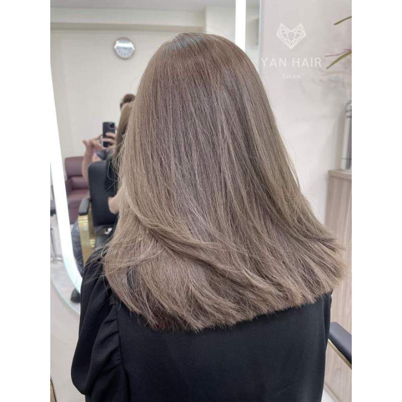 Thuốc nhuộm tóc cao cấp màu nâu tây, nâu khói, nâu xám, nâu sáng da - Hair Care Q4