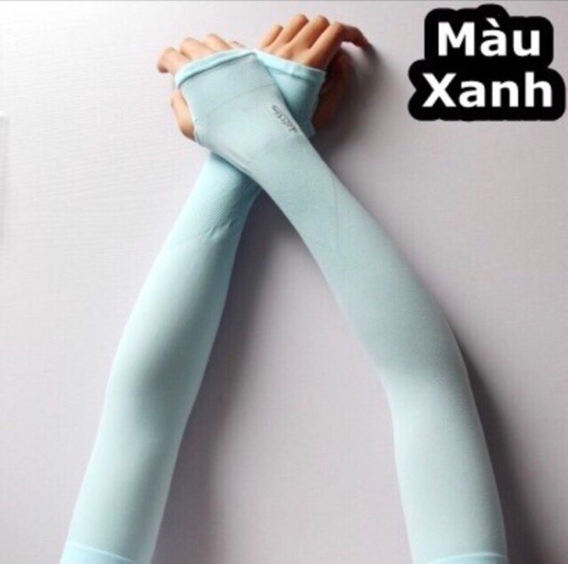 [ Hàng Chuẩn ] Găng tay chống nắng Letslim Hàn Quốc xỏ ngón siêu giãn 4 Chiều Cotton