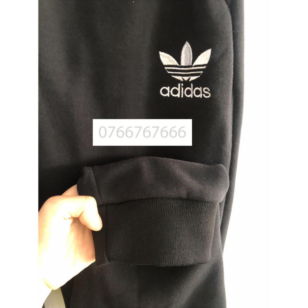 Bộ Nỉ Nam Adidas có mũ dày mặc cực ấm, Bộ Đồ Nỉ Thu Đông Nam cao cấp năm 2020, bộ quần áo nỉ thể thao nam ་