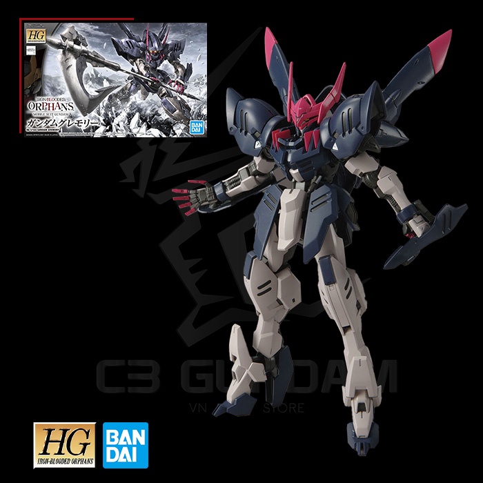 [BANDAI] MÔ HÌNH ĐỒ CHƠI LẮP RÁP GUNDAM HG 1/144 GUNDAM GREMORY HGIBO GUNPLA CHÍNH HÃNG NHẬT BẢN C3 