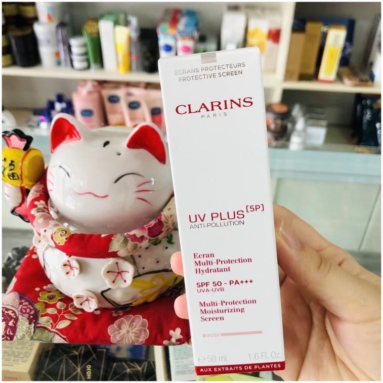 [CÓ BILL] Kem Chống Nắng  CLARINS Rose Mẫu Mới Nhất 2021,  CLARINS Lên Tone Trắng Hồng 50ML