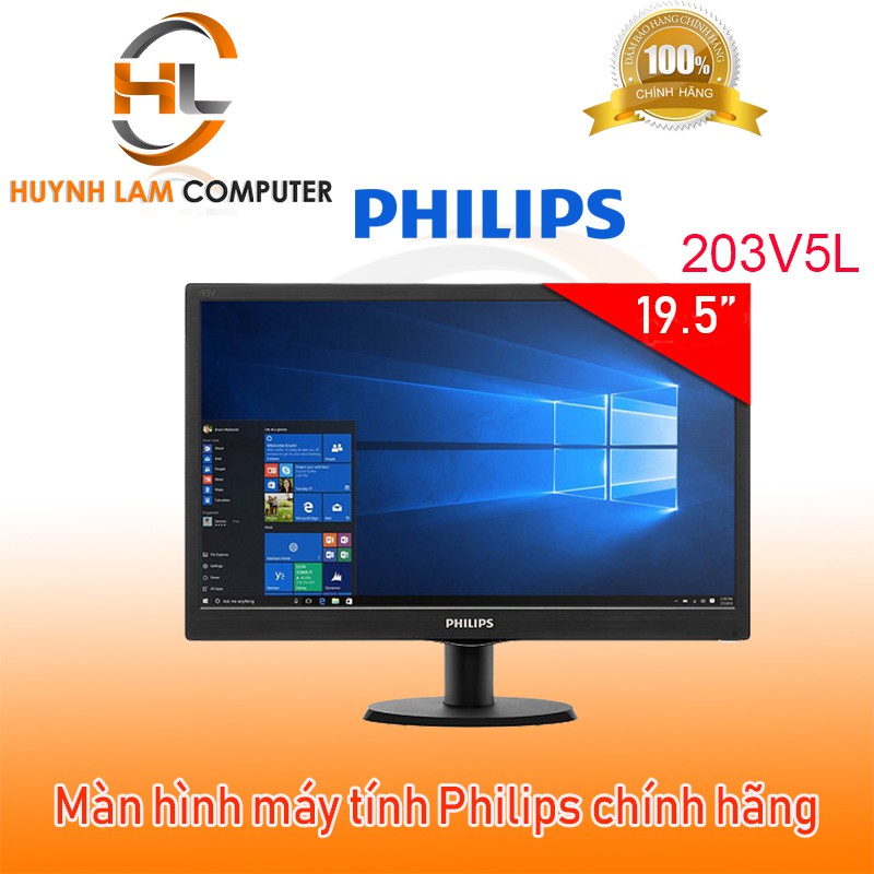 Màn hình máy tính 19.5inch PHILIPS 203V5L chính hãng DGW phân phối