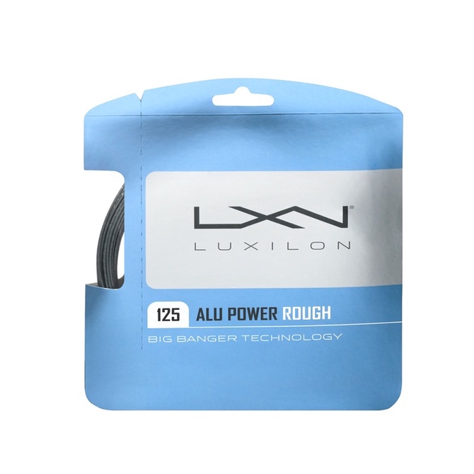 Dây Đan Vợt Tennis WILSON LUXILON ALU POWER ROUGH 125 (Silver) WRZ995200