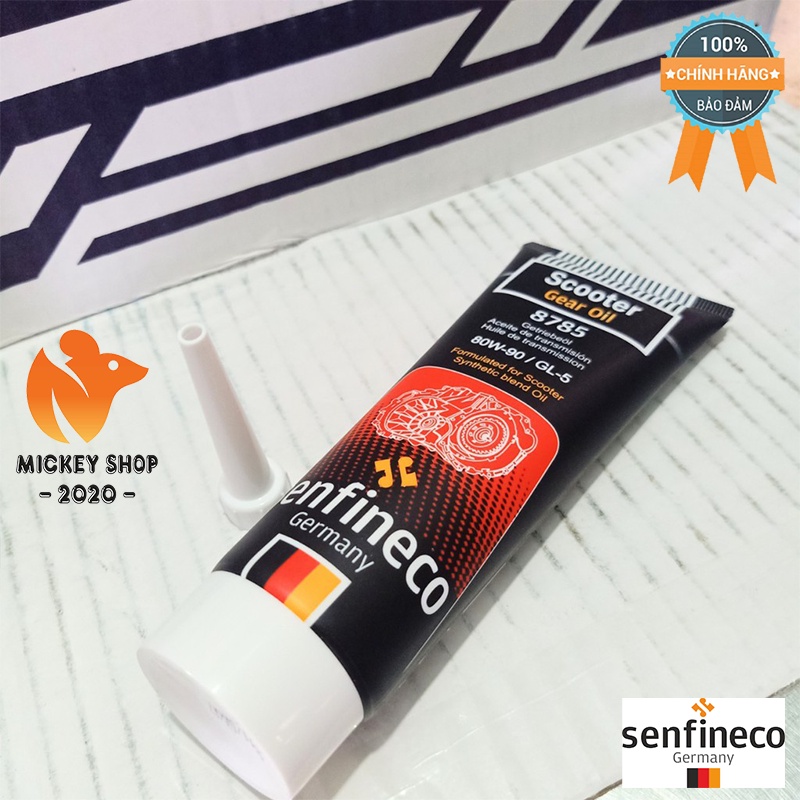 Dầu nhớt hộp số, nhớt láp Senfineco Scooter Gear Oil 80W-90 120ml - CHÍNH HÃNG