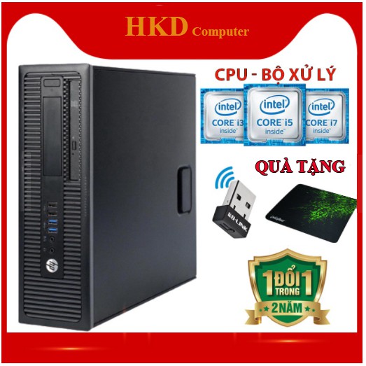 Cây Máy Tính Văn Phòng 💝HKD Computer💝 Đồng Bộ HP 600G1 (CPU Pentium, Core I3 I5 I7) - Tặng USB Wifi Và Bàn Di.