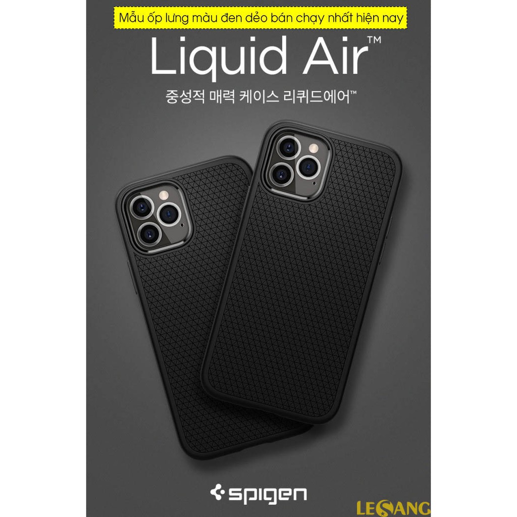 Ốp lưng iPhone 12 Pro Max / 12 / 12 Pro / 12 Mini Spigen Liquid Air Armor - Hàng chính hãng