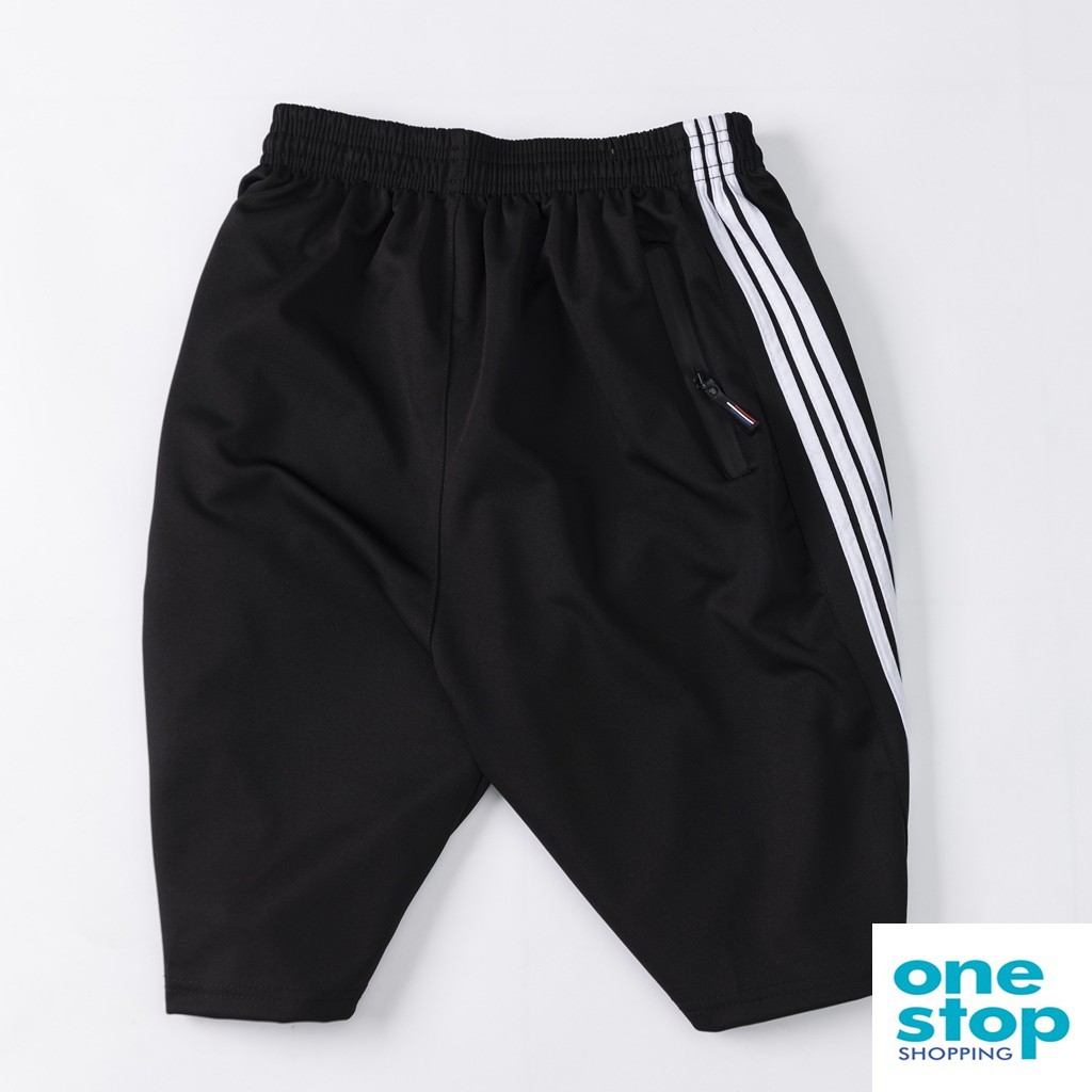 Quần short nam 03 viền thể thao nam, chất vải thun poly cao cấp, phom 40-80kg | BigBuy360 - bigbuy360.vn