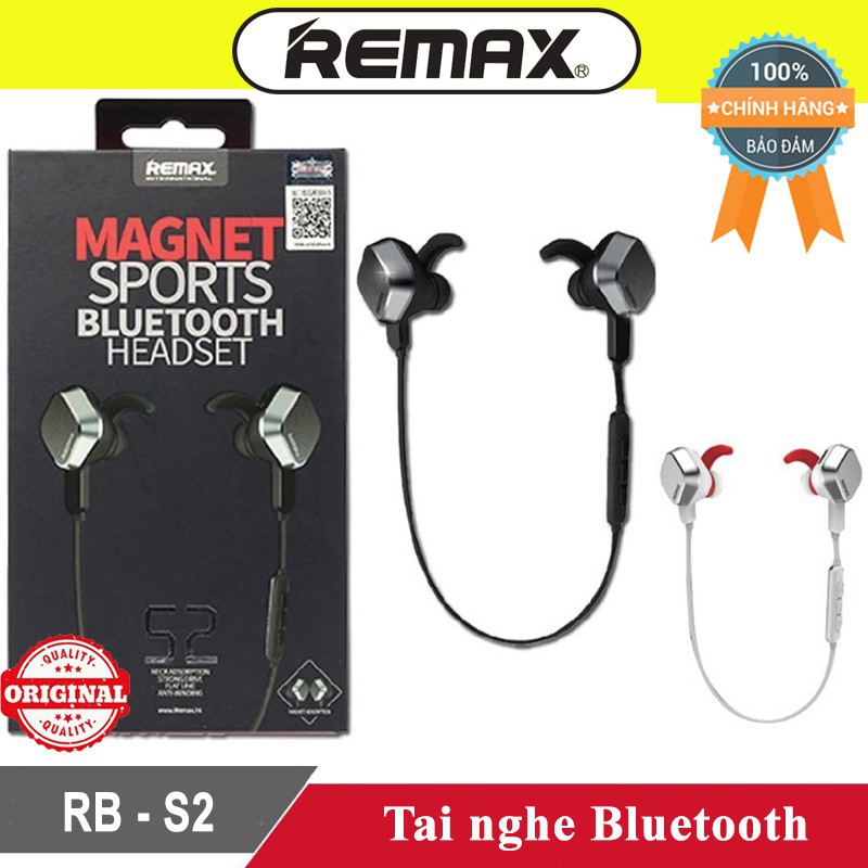 Tai nghe Bluetooth thể thao Remax S2 chính hãng- - Bh 3 tháng