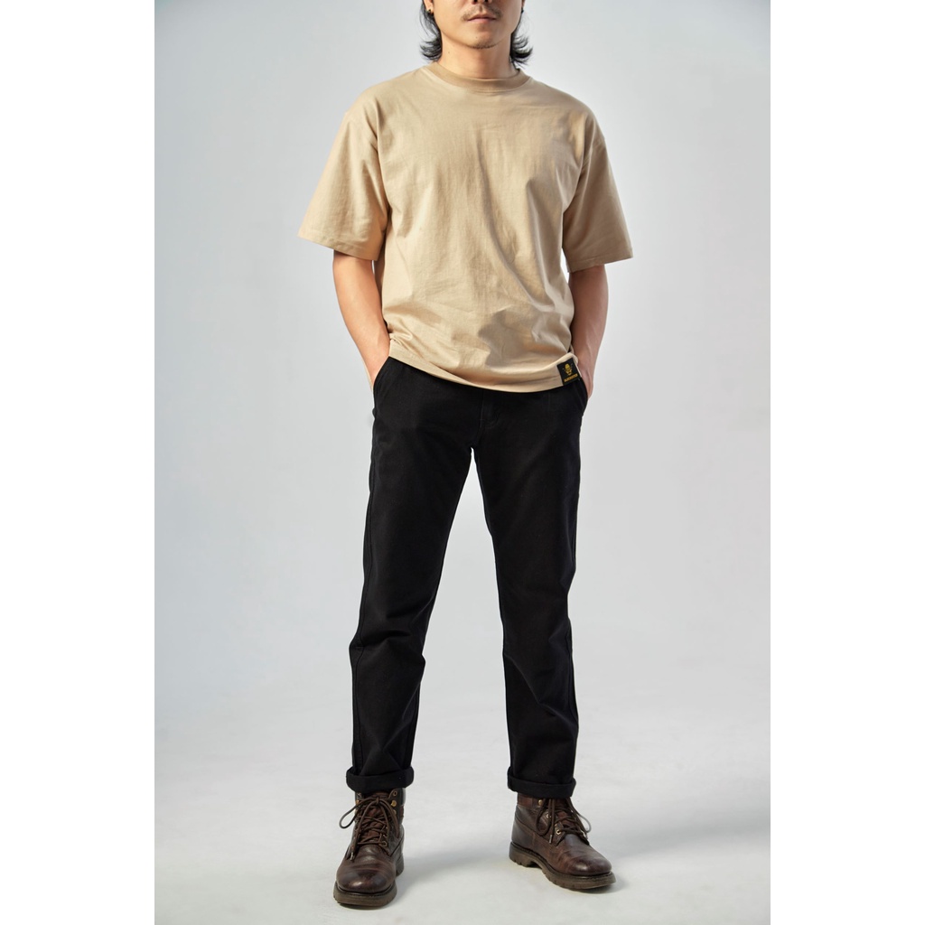 Quần Kaki trơn basic ống suông - OLDERISTER