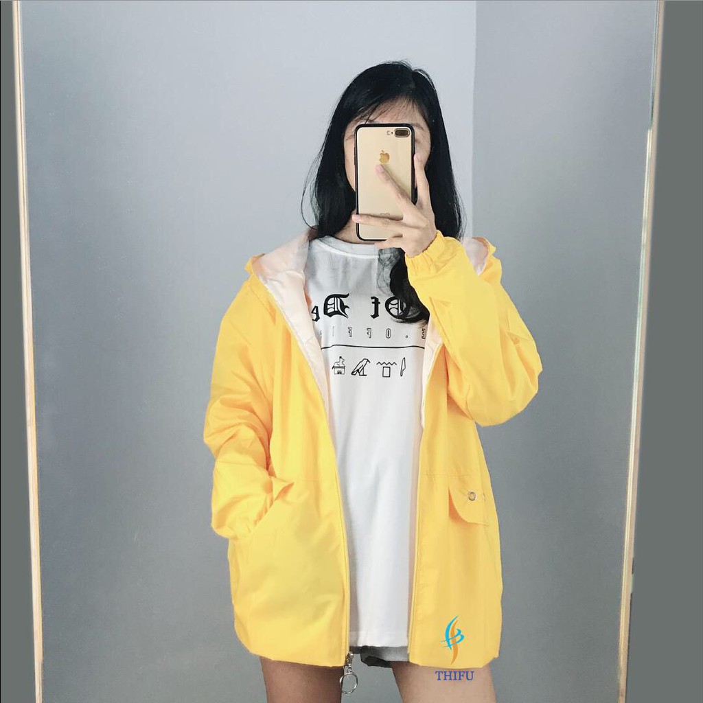 [Ảnh Thật]Áo Khoác Dù Nữ 2 Lớp 3 Bông Hoa Free Size 70kg AK18 | BigBuy360 - bigbuy360.vn