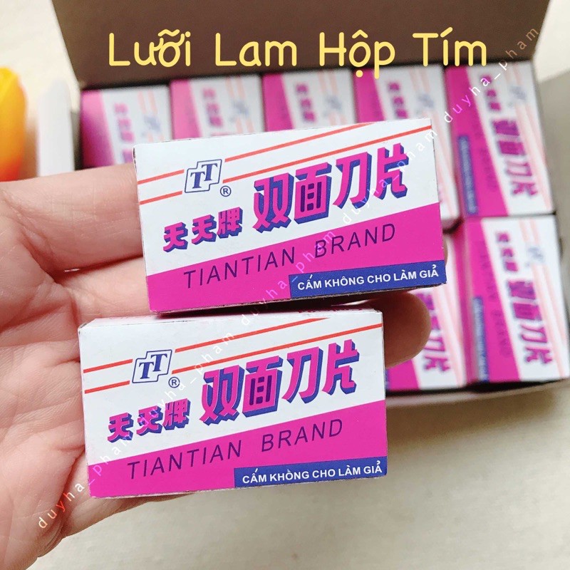 10 CÁI LƯỠI LAM HỘP TÍM