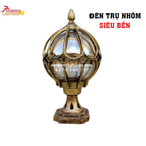 Đèn trụ nhôm trang trí hàng rào, trụ cổng PH862