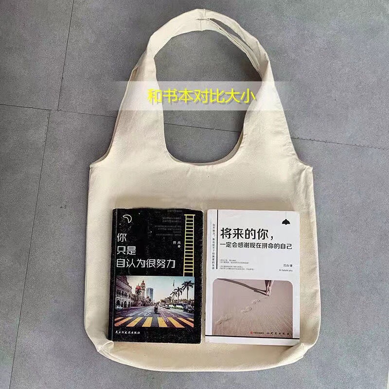 Túi xách canvas họa tiết hoạt hình xinh xắn thời trang nữ