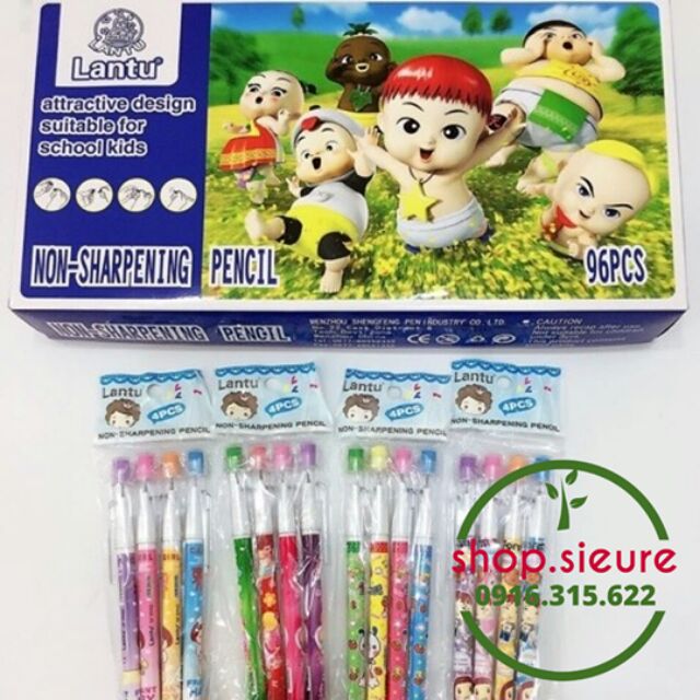 Set 4 chiếc chì khúc