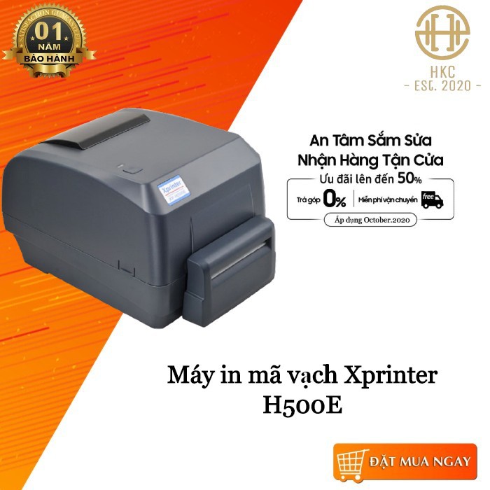 Máy in mã vạch Xprinter H500E