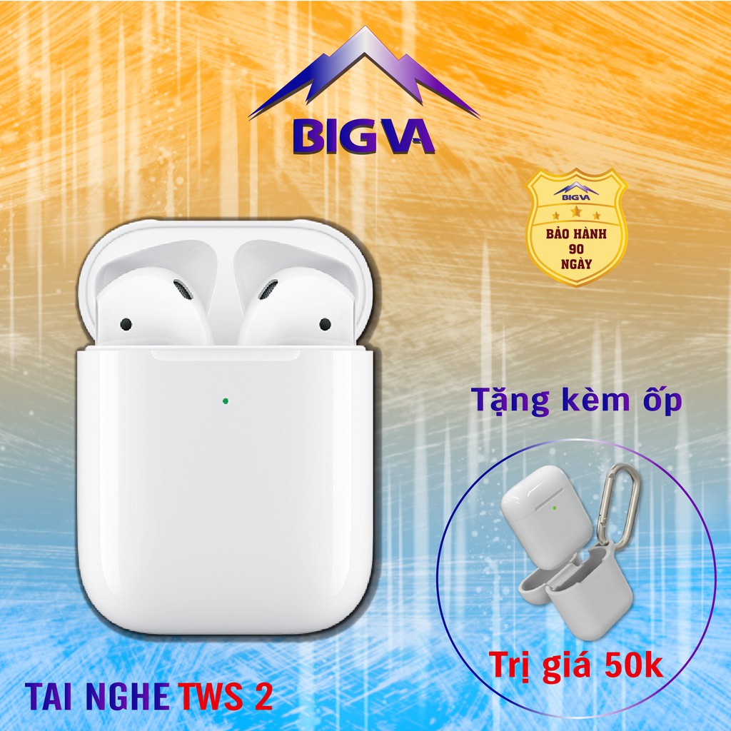 Tai nghe bluetooth, TWS 2, tai nghe không dây, full các tính năng, kết nối điện thoại máy tính, bảo hành 3 tháng