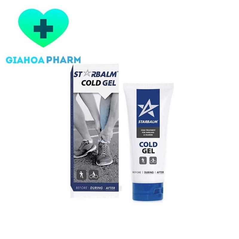 Starbalm Cold Gel 100ml - Gel làm lạnh giảm bầm, sưng, tím, bong gân, giảm đau cơ, phục hồi chấn thương chơi thể thao