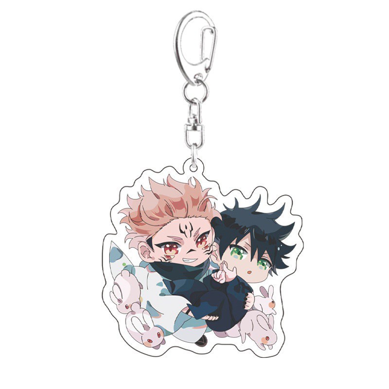 Móc khóa nhựa acrylic hình Geto Suguru Gojo 6cm