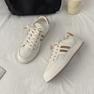 Giày thể thao sneaker basic sọc xám ulzzang Hàn Quốc - Yannie