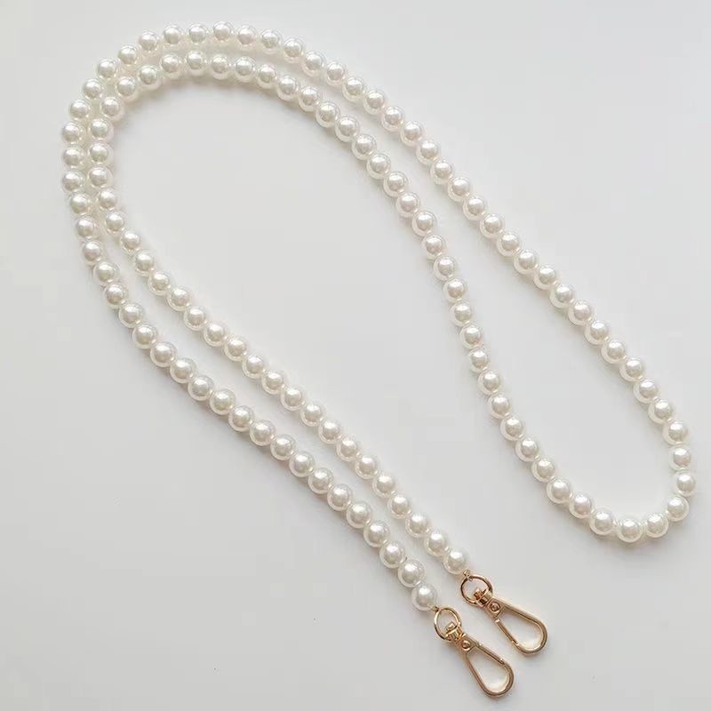 Dây mở rộng dây đeo túi xách ngọc trai nhân tạo 10li dài 120cm sang chảnh
