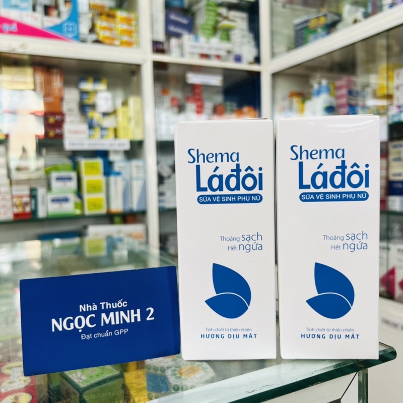 ✅ [Chính Hãng] Dung dịch vệ sinh phụ nữ SHEMA LÁ ĐÔI chai 100ml