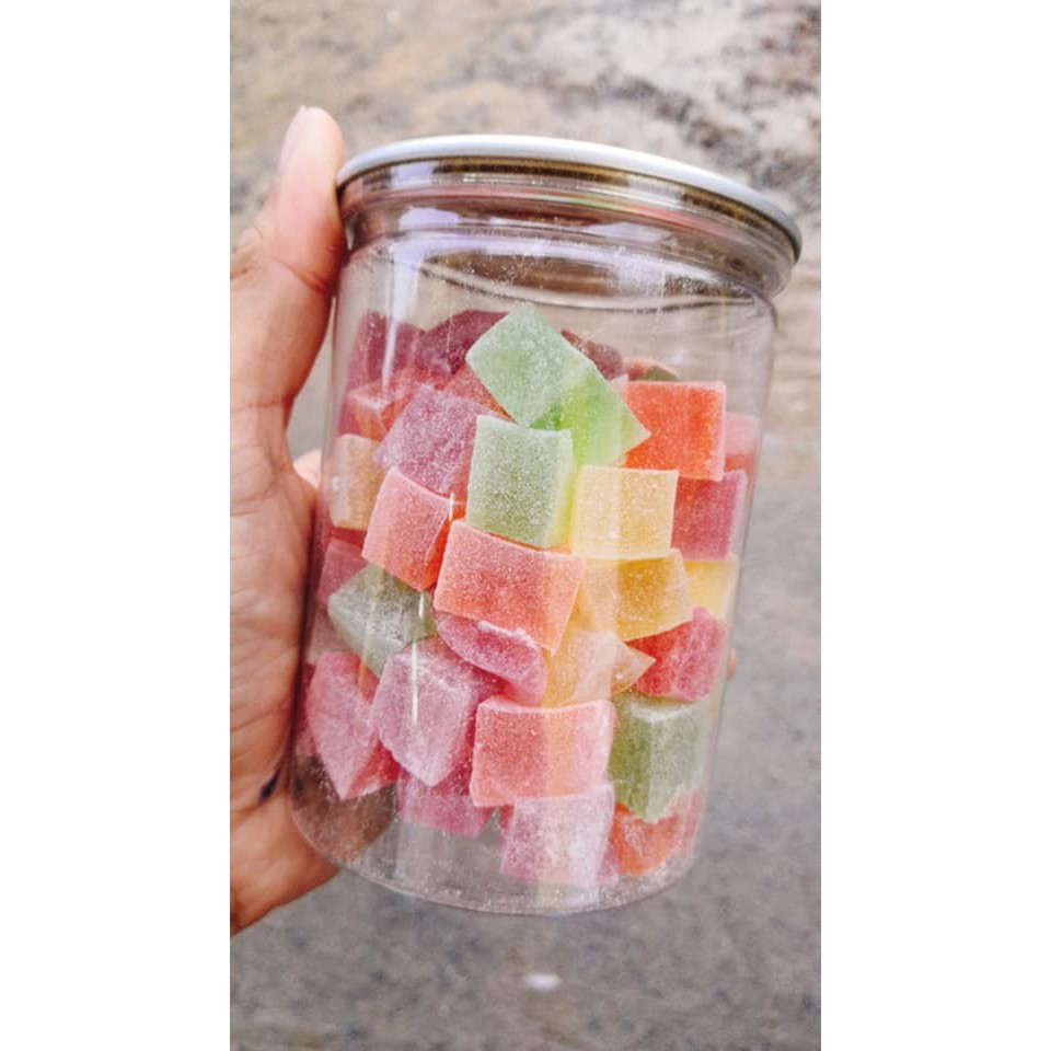 hủ PET-300gr kẹo dẻo trái cây đà lạt