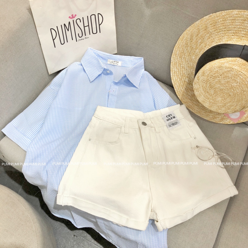 Quần short jeans nhiều màu Size SML Pumi ( quần áo thời trang nữ ) | BigBuy360 - bigbuy360.vn