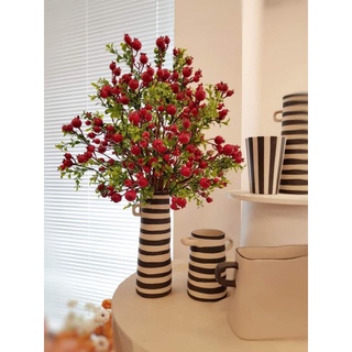 Cành lựu đỏ mini lựu phú quý - Cành lựu giả trang trí mang lại tài lộc, thịnh vượng