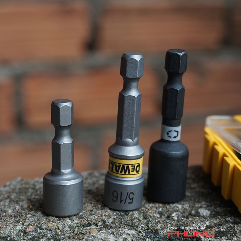 Đầu bắn tôn size 8mm chính hãng DEWALT và BOSCH