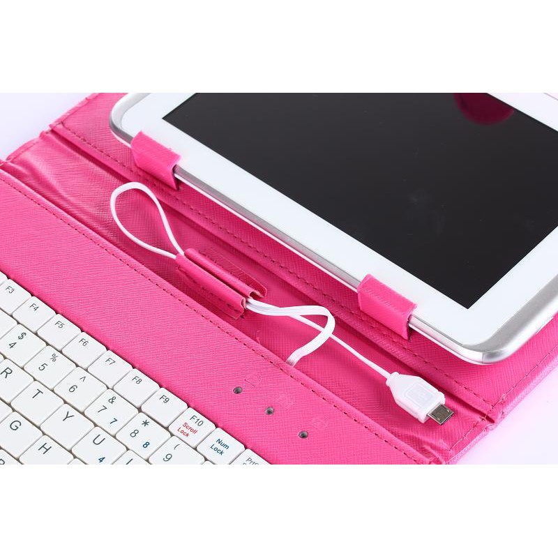 Bao da kiêm bàn phím cho điện thoại / máy tính bảng 7 inch | BigBuy360 - bigbuy360.vn