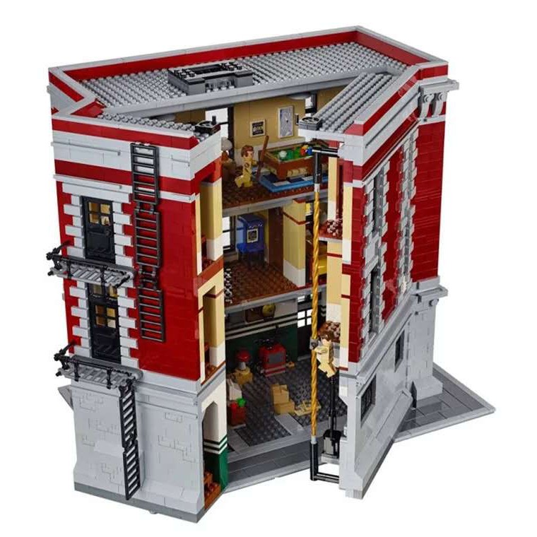 Mẫu lắp ráp Biệt Đội Săn Ma Tại Trụ Sở Trạm Cứu Hỏa Firehouse Headquarters 16001 lele7302