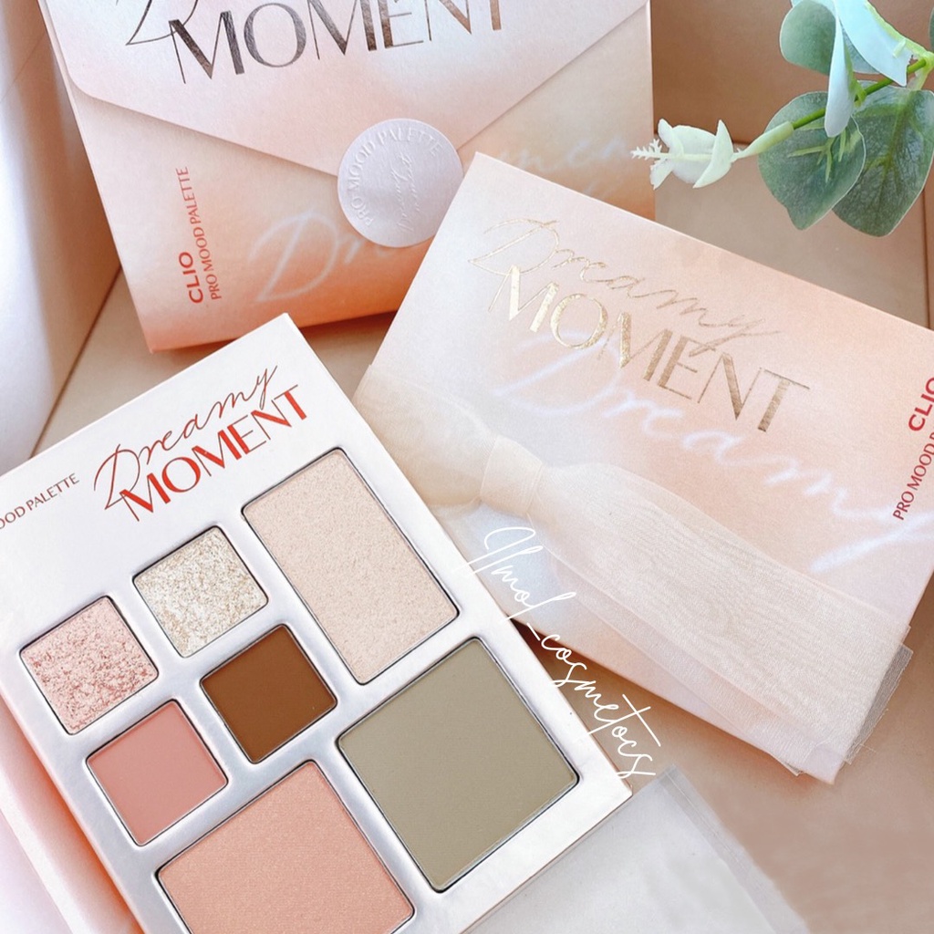 Bảng phấn mắt đa năng  Hàn Quốc CLIO PRO MOOD PALETTE dreamy moment tone hồng cam nhẹ nhàng