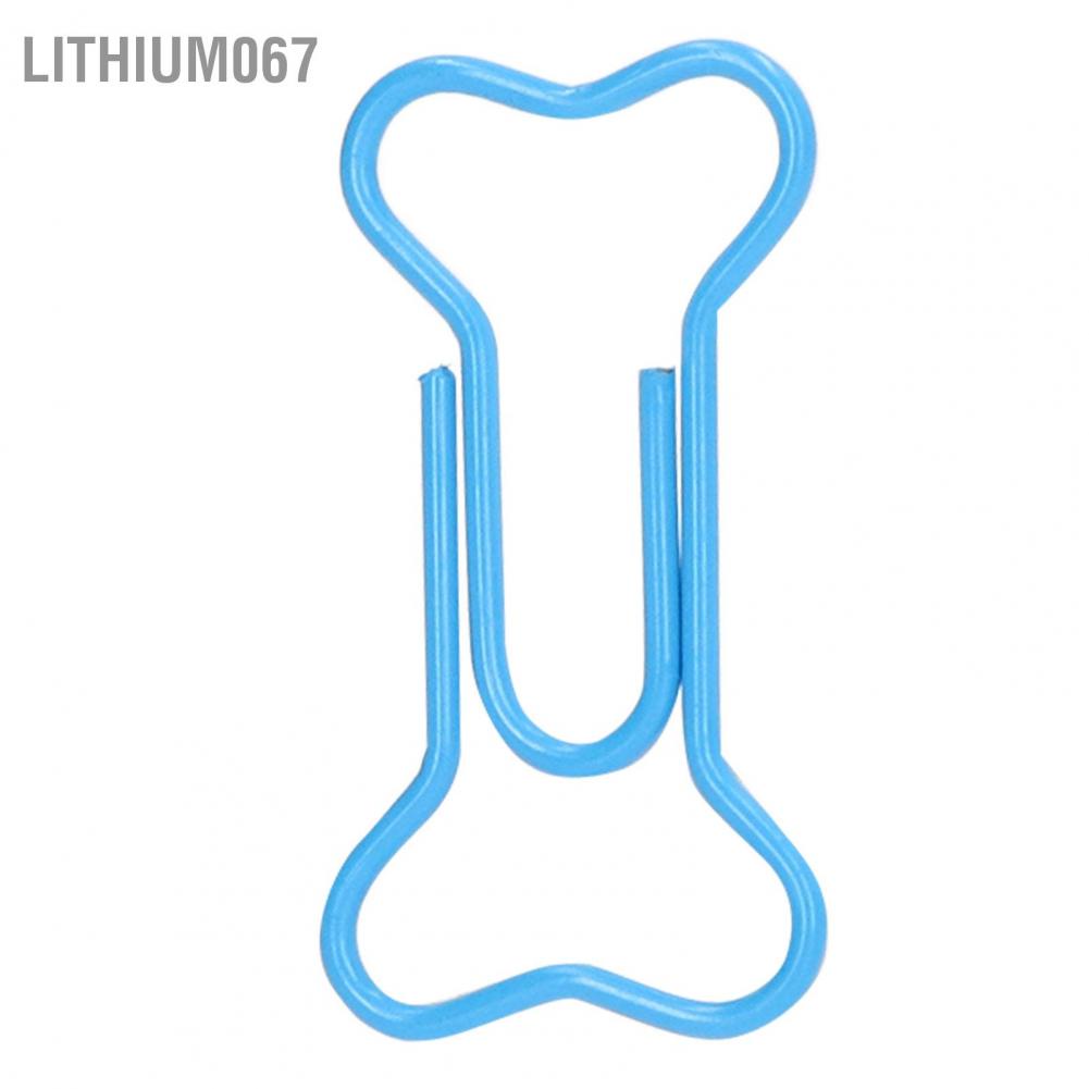 Lithium067 Lithium067 50 cái Kẹp Giấy Hình Xương Màu Đẹp Chống Trượt Bút Văn Phòng Di Động Bone Có để Sử Dụng Hàng Ngày