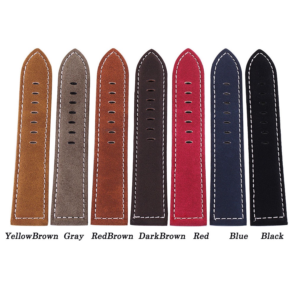 Dây Đồng Hồ Đeo Tay Chất Liệu Da Bò Kích Thước 18mm 20mm 22mm 24 mm 18-24mm Cho Nam Nữ
