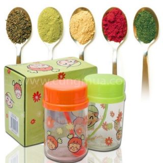 Bộ 2 lọ gia vị thuỷ tinh