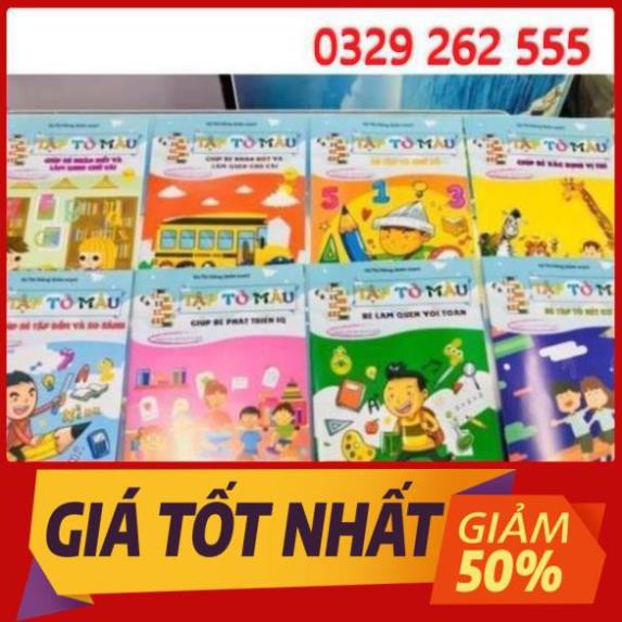 [Tặng 2 bút chì] Set 8q tô màu , tô chữ , luyện tư duy cho bé từ 4-5 tuổi