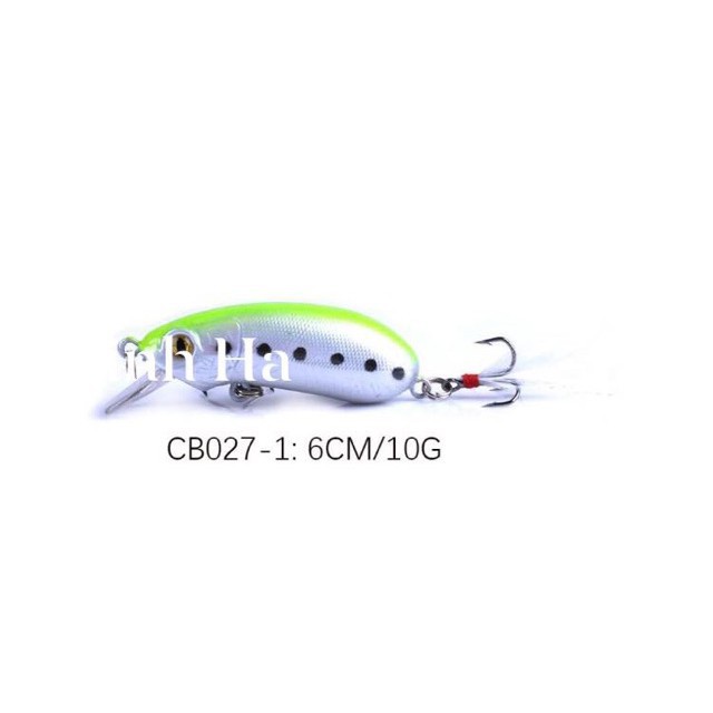 Mồi giả CC50 đủ size y hình 7g lưỡi 3 tiêu nhạy cá đồ câu FISHING_HD