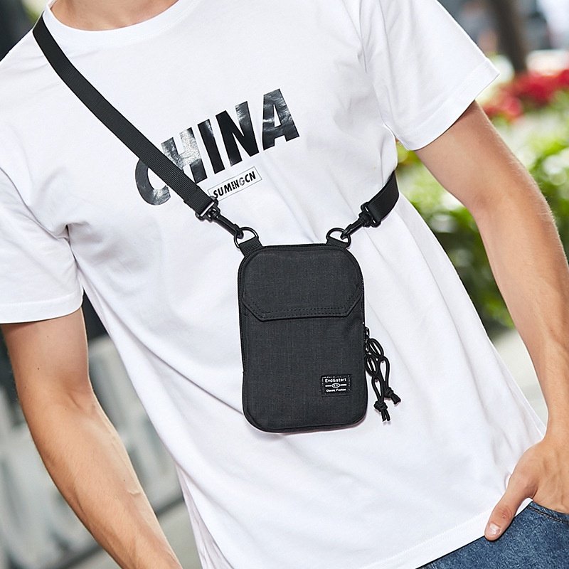 Túi Đeo Chéo canvas Mini Thể Thao Đựng Điện Thoại tp067