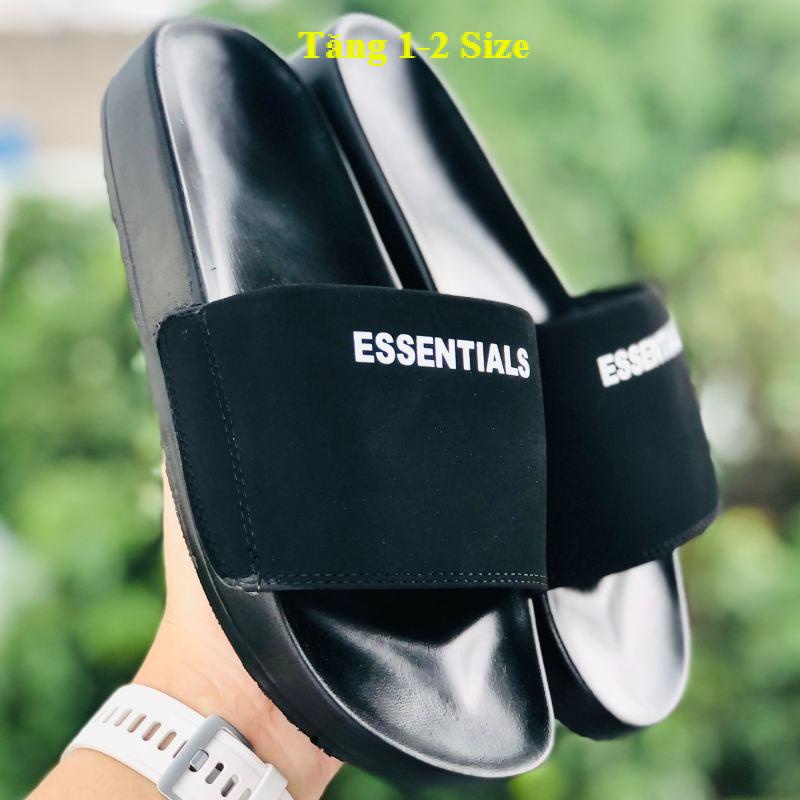 Dép Unisex essential 𝐄𝐒𝐒𝐄𝐍𝐓𝐈𝐀𝐋𝐒 ❤️FREESHIP + Hộp❤️ dép essentials essent quai ngang thể thao nam nữ quai nhung, kèm tag