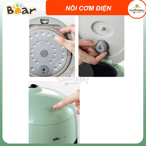 Nồi Cơm Điện Bear Đa năng dung tích 1,2L , hàng nội địa Trung- Bảo hàng 12 tháng